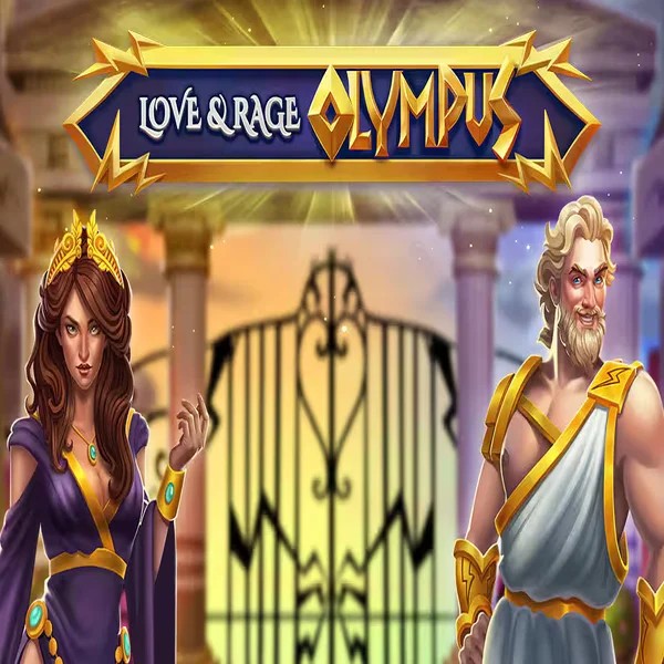 Love and Rage Olympus slot logo by Greentube at Ice Casino