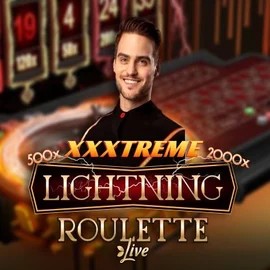 XXXtreme Lightning Roulette slot logo by Evolution at Ice Casino